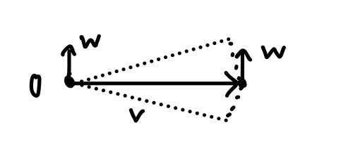 Diagram showing geodesic variation
